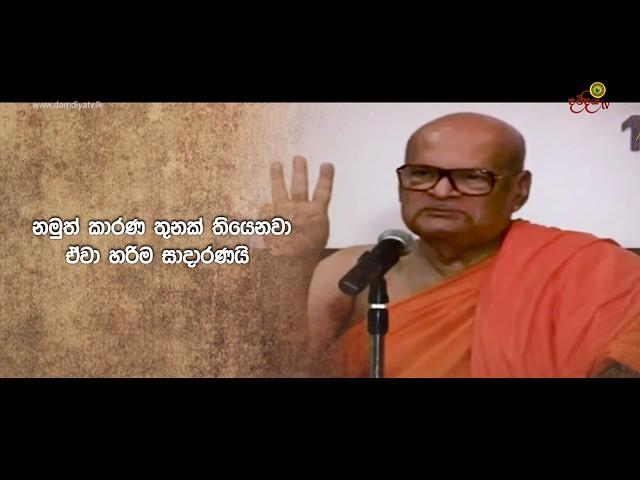 මස් මාංශ අනුභවය පිලිබඳ අපූරු විග්‍රහයක් | Kirinde Dhammananda Nayaka Thera