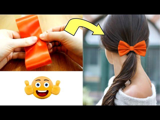 Bow SCRUNCHIE Diy | Easy HAIR BOW TIE Sewing Tutorial