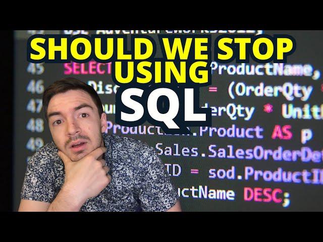 Can Data Engineers Do Better Than SQL? - Should We Replace It?