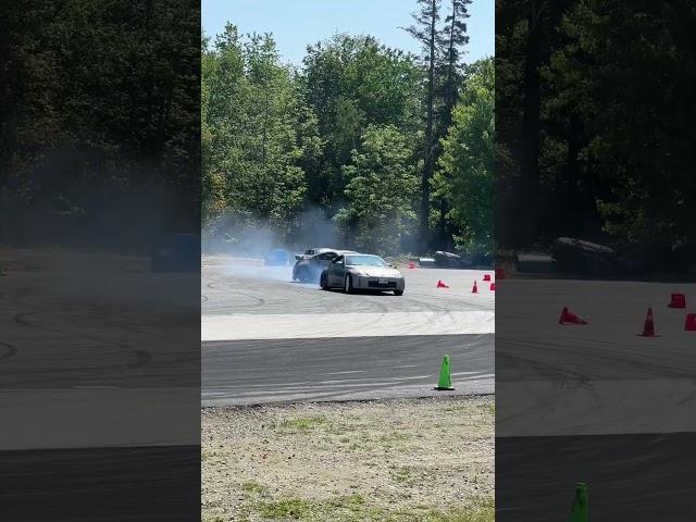 Awesome day at Drift the East Track Hoons event up in Groveton, NH #drifting