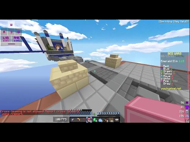 Hypixel Bedwars First time | mc.hypixel.net | MeMoBruh