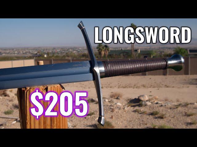 A $205 longsword with a touch of Fantasy! Fidestisan sword reviewed