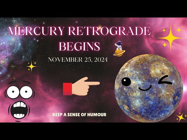 ️ Daily Astrology November 25, 2024 – Mercury Moves Retrograde in Sagittarius!