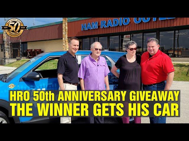 Giveaway Winner Get His Car! - HRO 50th Anniversary