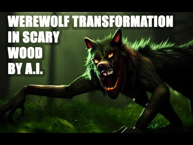 Werewolf Transformation - Images generated by AI - AI art - AI generated images