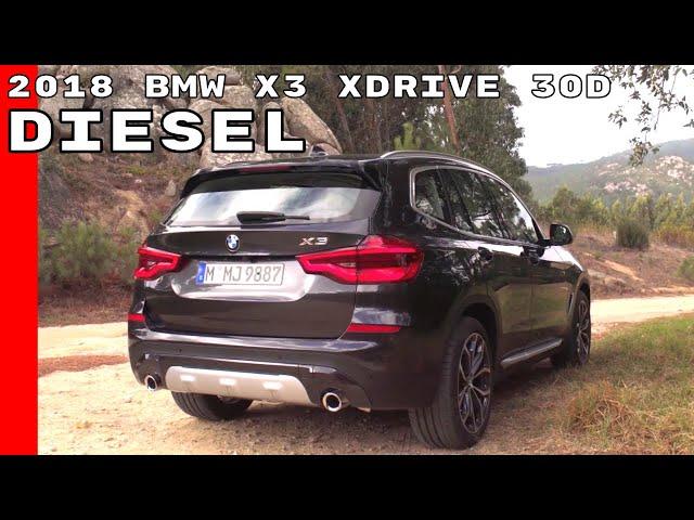 2018 BMW X3 xDrive 30d Diesel Exterior, Interior, & Test Drive