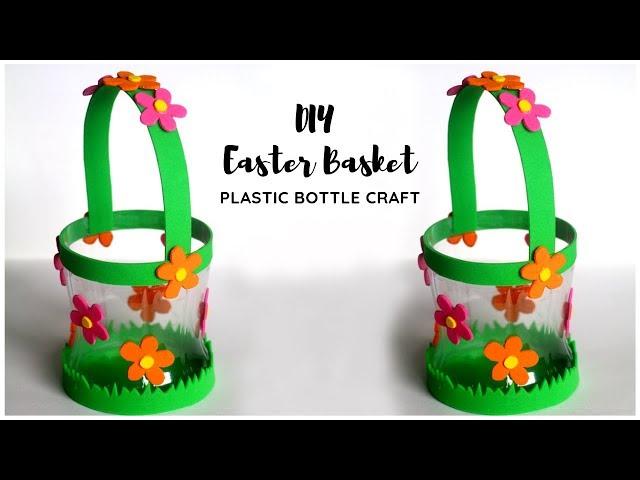 DIY Easter Basket | Plastic Bottle Craft Idea | EASY Basket Making at Home