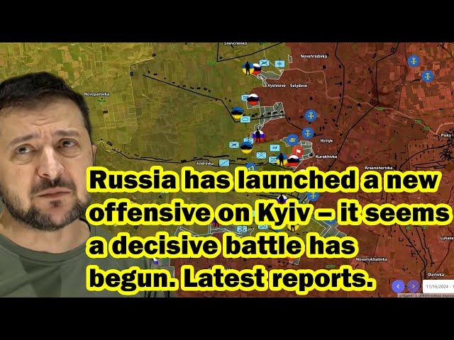 Russia has launched a new offensive on Kyiv – it seems a decisive battle has begun. Latest reports.