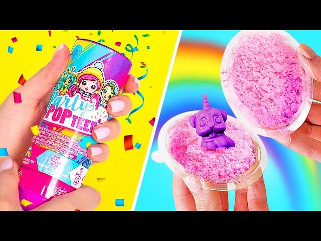 Surprise Toys Unboxing || Party Popteenies And Fizzing Bath Bomb Kit