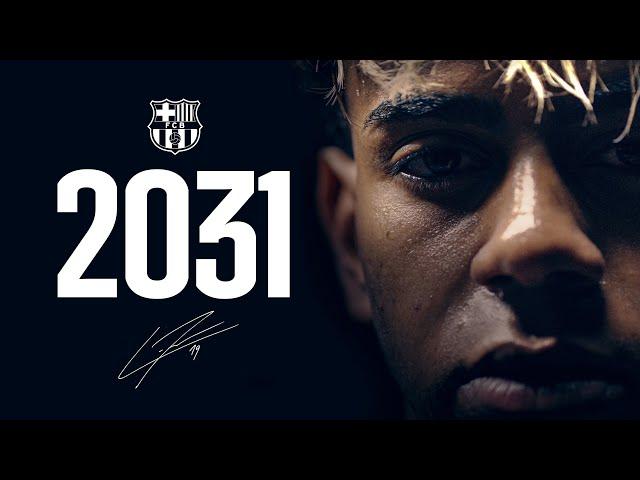 LAMINE YAMAL EXTENDS his CONTRACT with FC BARCELONA until 2031 