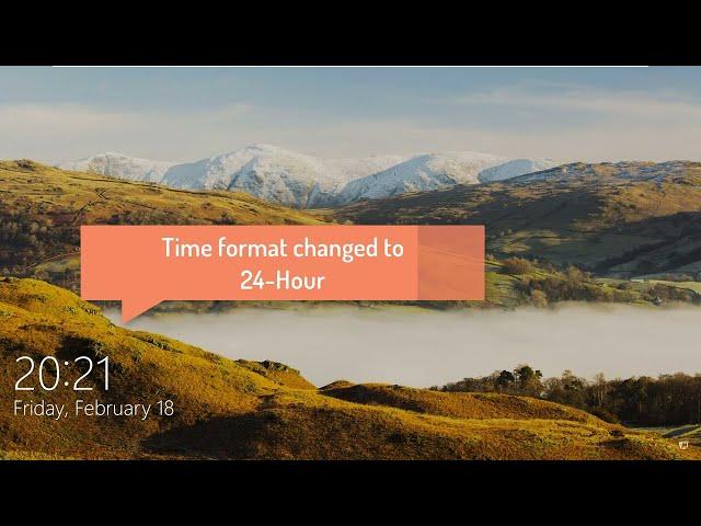 How To Change Lock Screen Clock Format In Windows 10