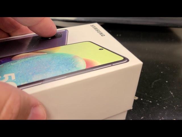 SAMSUNG GALAXY A71 5G Unboxing Video – in Stock at www.welectronics.com