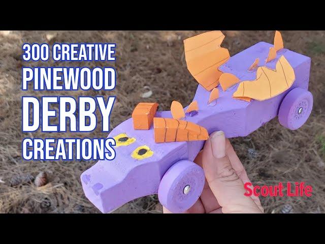 300 creative Pinewood Derby cars designed by Scout Life readers