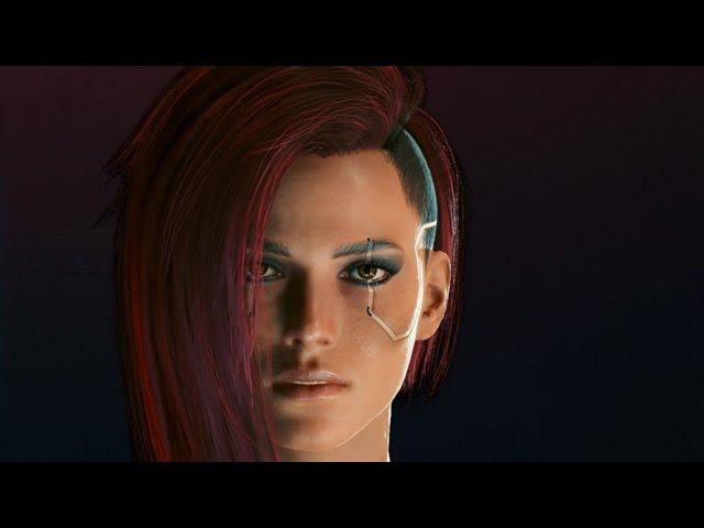 Cyberpunk 2077 requested female v creation - the girl from my recent videos