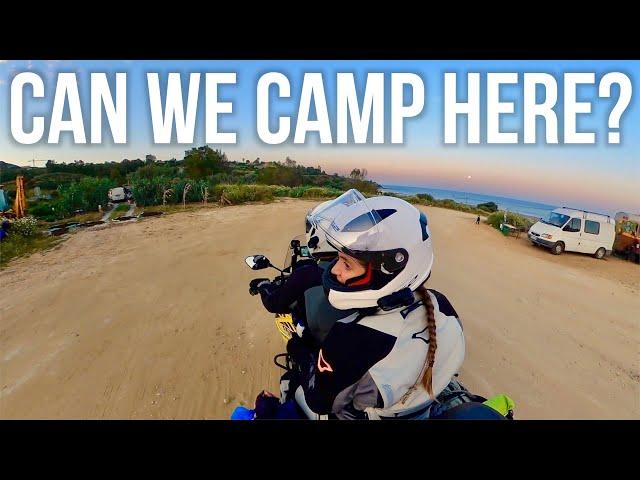 Wild Moto Camping on the Beach in Spain  [S1-E20]