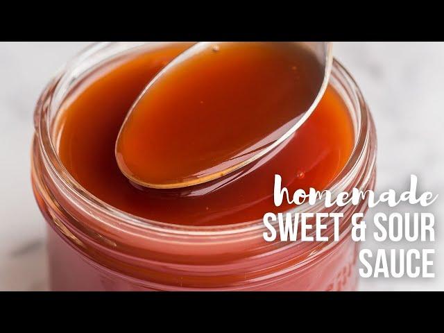 Easy Sweet and Sour Sauce (6 ingredients!) | The Recipe Rebel