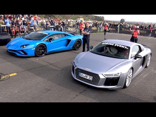 Audi R8 V10 Plus vs Lamborghini Aventador S