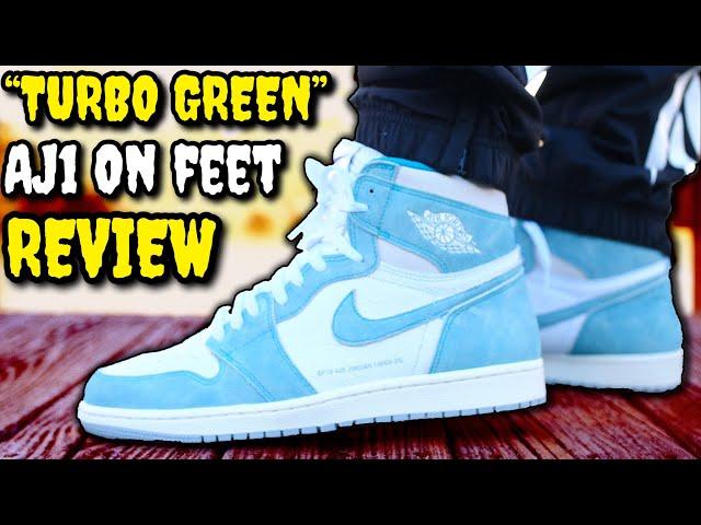 "TURBO GREEN" AIR JORDAN 1 ON-FEET REVIEW! BEFORE YOU BUY! DON'T SLEEP ON THESE!