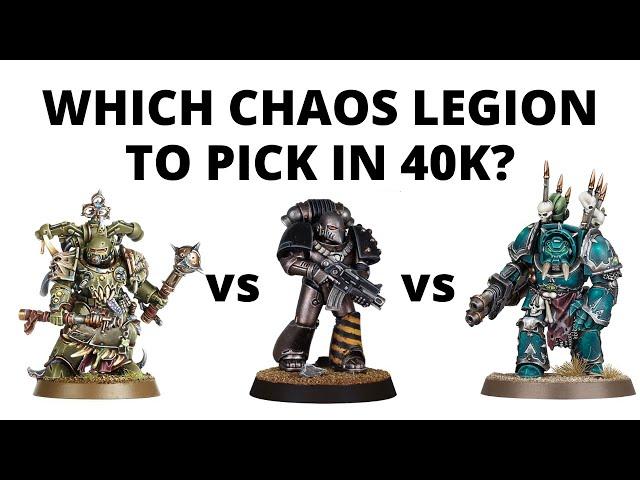 Which Chaos Space Marine Legion to Choose in Warhammer 40K? Every Army Reviewed!