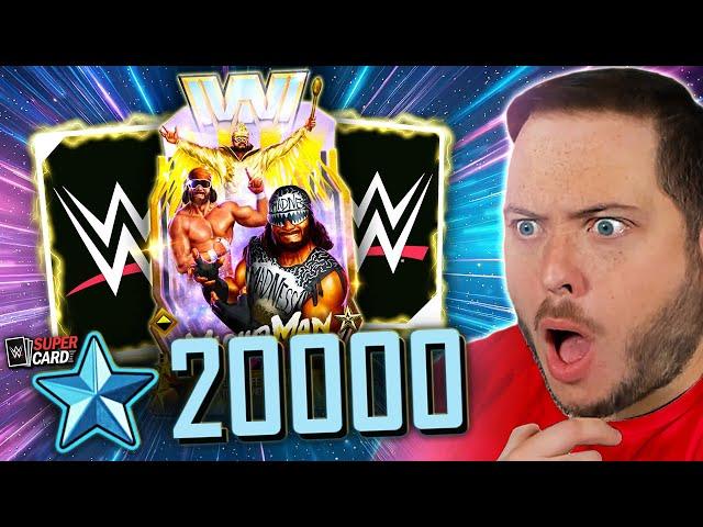 I'VE WAITED 11 YEARS FOR THIS!! 20,000 STARS in WWE SuperCard! ⭐
