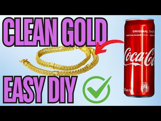 How to Clean Gold Jewelry At Home With Coke (Easy DIY At Home)