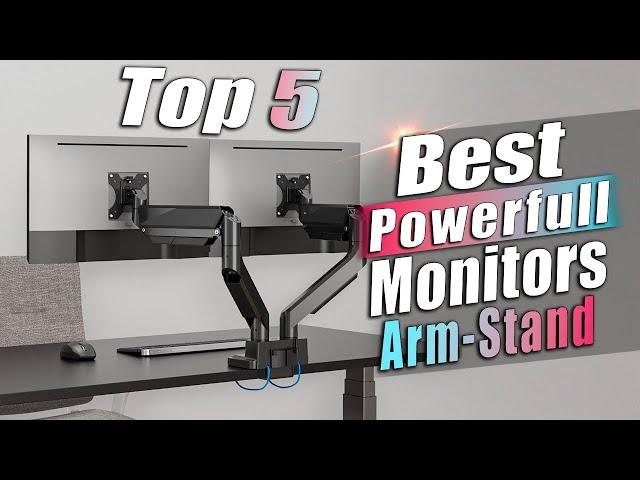 Top 5 best dual monitor arm | best monitor arm for desk 2024 #dualmonitor