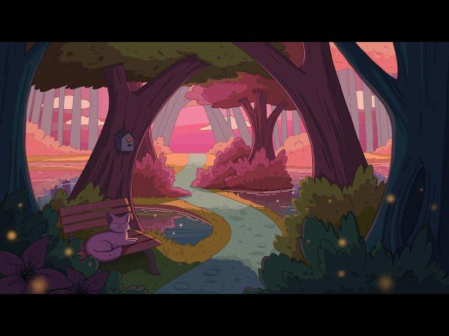 Purrple Cat - Tranquil Trails