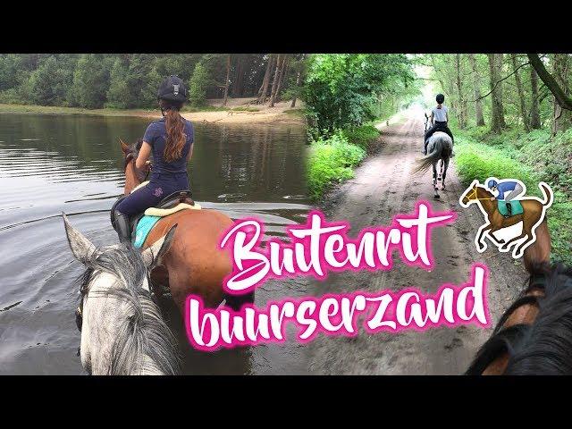 Zwemmen op buitenrit + GOPRO beelden