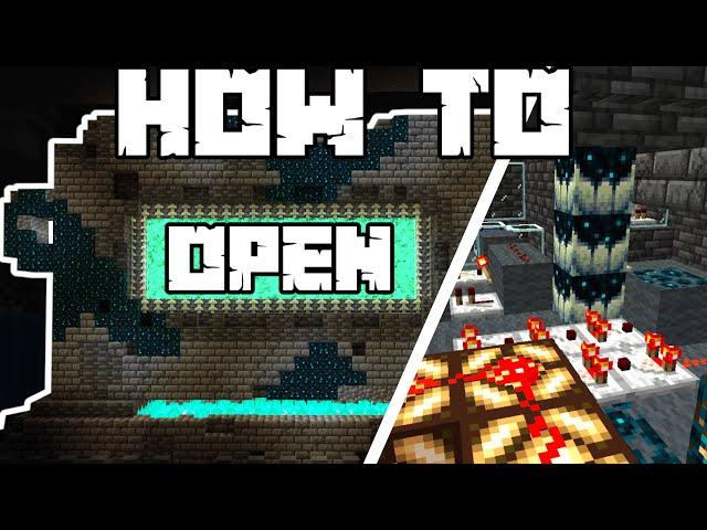 How to Open the Warden Portal in Minecraft | Ancient City Portal