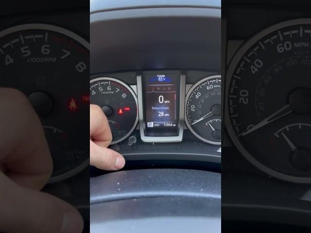 Secret Button on any Toyota