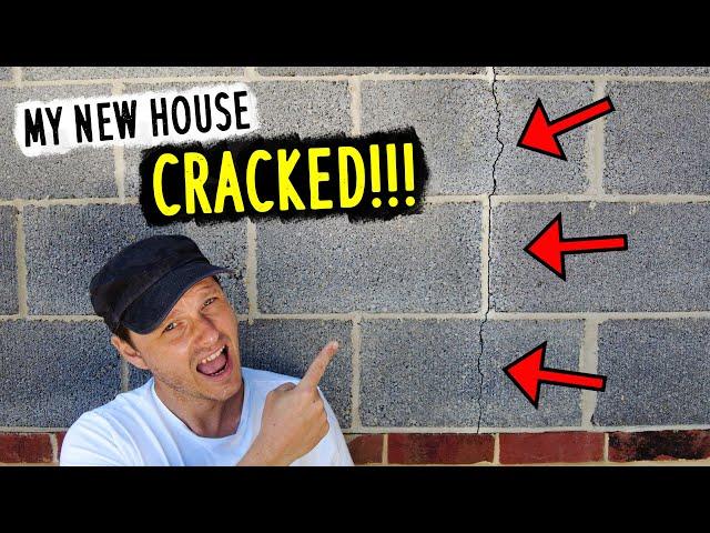 My Newly Built House Wall CRACKED! I Need to Fix It NOW!