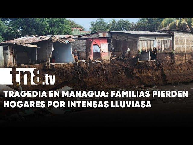 SINAPRED: Fuertes lluvias dejan daños viviendas del Distrito IV de Managua