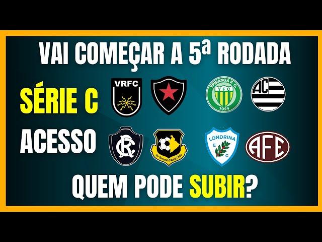 SÉRIE C | QUEM PODE SUBIR NESTA RODADA? | SÁBADO COM 2 JOGOS DECISIVOS