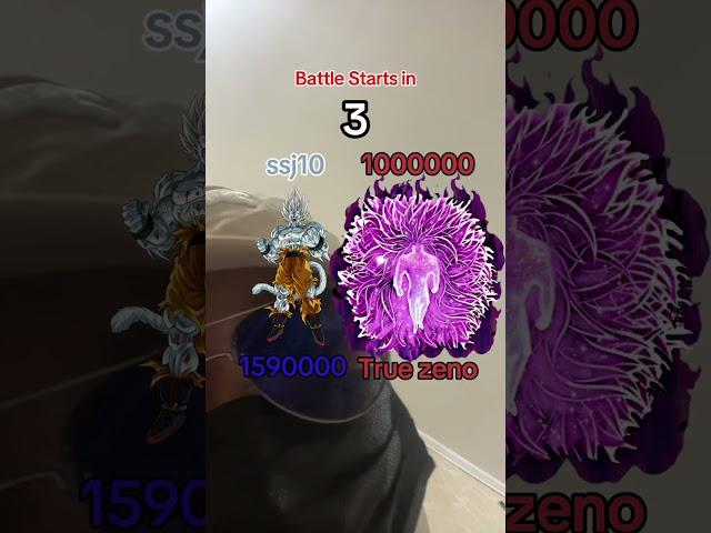 Goku vs Zeno #goku #anime #games #zeno