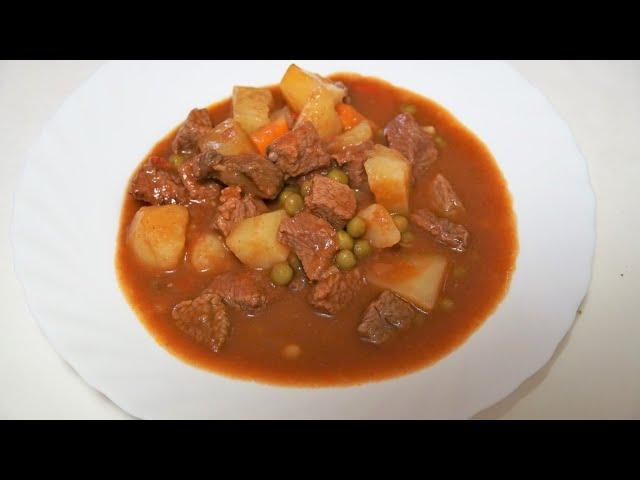 ESTOFADO DE CARNE CON PATATAS (DELICIOSA CARNE EN SALSA)