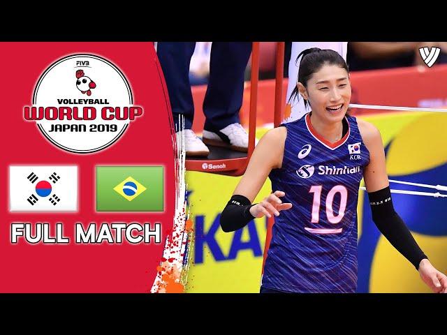 Korea  Brazil - Full Match | Women’s Volleyball World Cup 2019