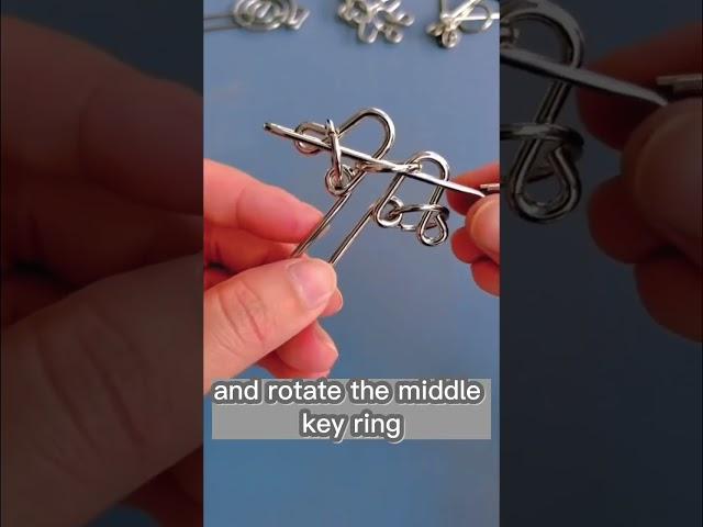 How to take out the long strip on the flower basket lock puzzle / brain teaser 17#shorts