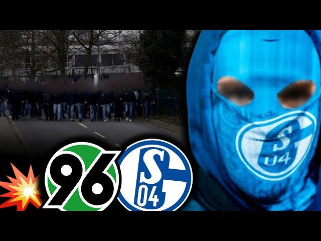 Schalke-Ultras behaupten, dass sich Hannover nicht stellt...