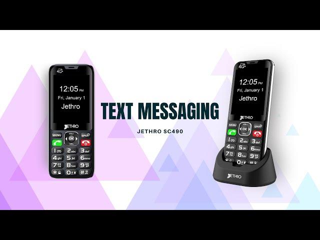 How to Create a New Text Message on your Jethro SC490