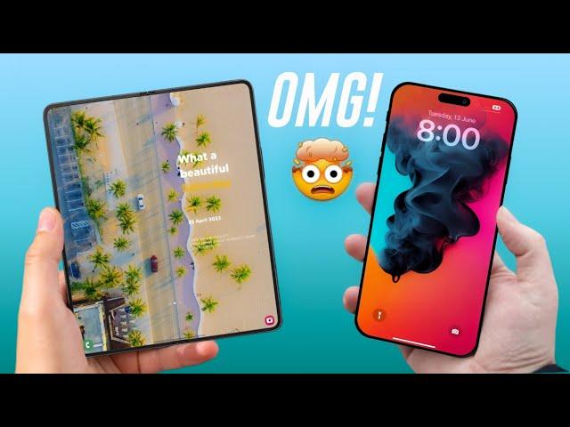 Samsung Galaxy Z Fold 5 Vs iPhone 14 Pro Max - WHICH ONE SHOULD YOU BUY?? 