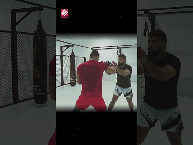 A strong warrior is made behind the scenes first #qadya #qadyamma #mma #fight #fight #foryou