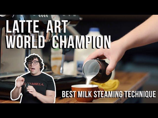 HOW TO STEAM MILK FOR LATTE ART (featuring 2x Latte Art World Champion Lance Hedrick)