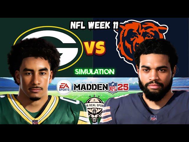 PACKERS vs. BEARS | MADDEN 25 SIMULATION | NFL WEEK 11