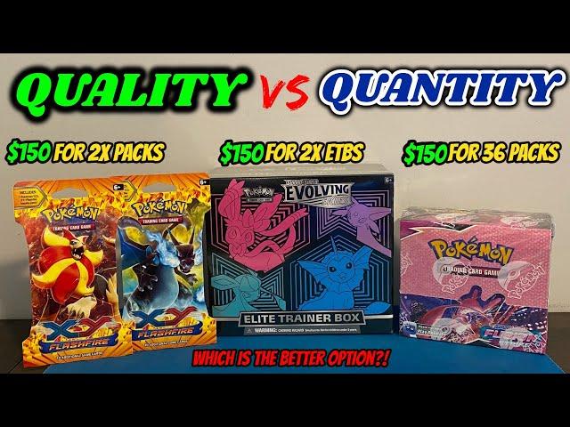 I opened $450 IN POKEMON PACKS to see if QUALITY or QUANTITY has better value! (pokemon card opening
