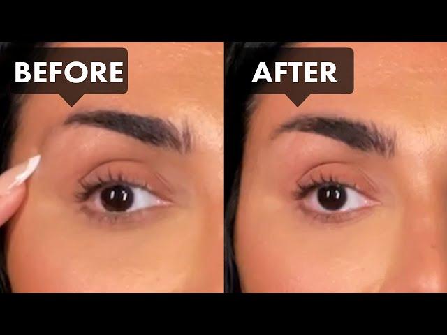 My Brow routine using only 1 product #BombBrows Full ’N Fluffy Fiber Gel | روتيني لرسم حواجبي