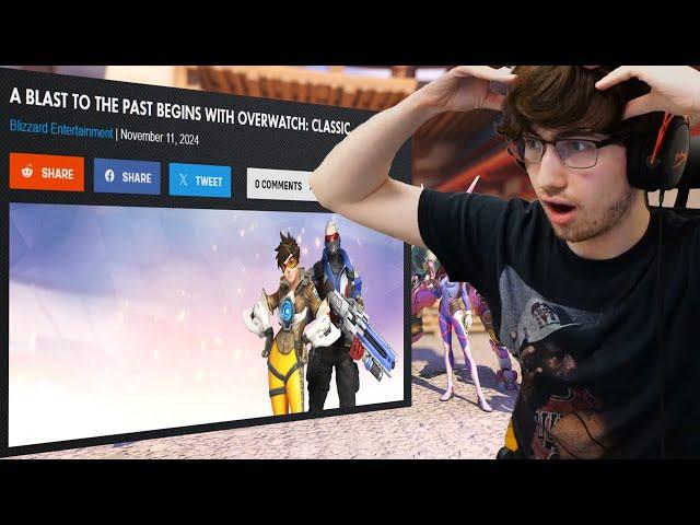 super reacts to Overwatch classic reveal