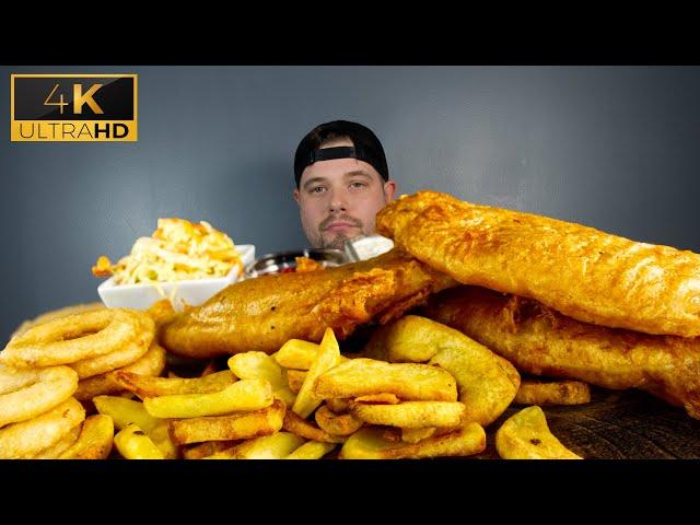 ASMR FISH AND CHIPS MUKBANG | DAVE KAY ASMR