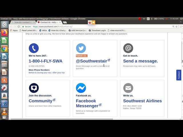 How do i contact Southwest Airlines Phone Number