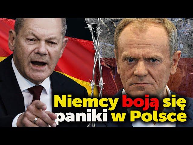 Niemcy boja się paniki w Polsce.A.Gąsiorowski o nieznanych motywach wprowadzenia kontroli na granicy