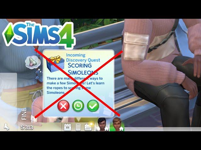 How To Disable/Turn Off Discovery Quests - The Sims 4